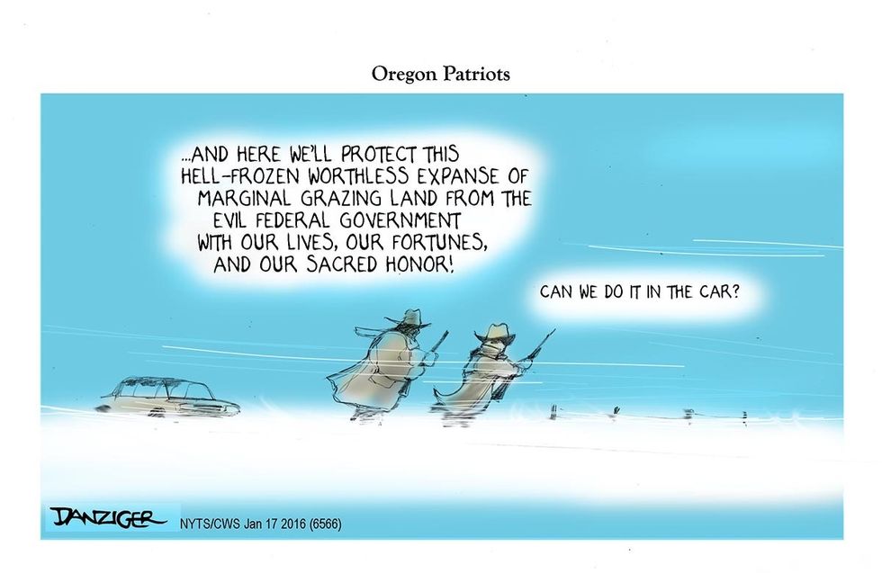 Cartoon: Oregon Patriots