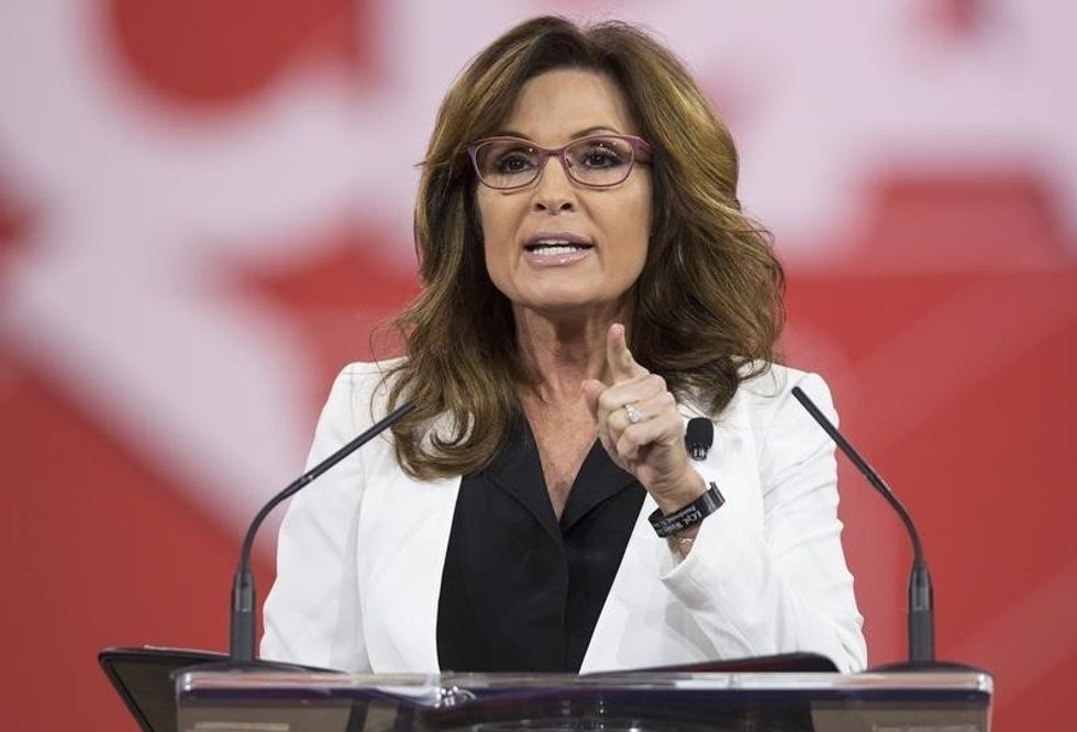 Trumpaline Sarah Palin Endorses Trump — And The Donald Has Some Fun - National Memo