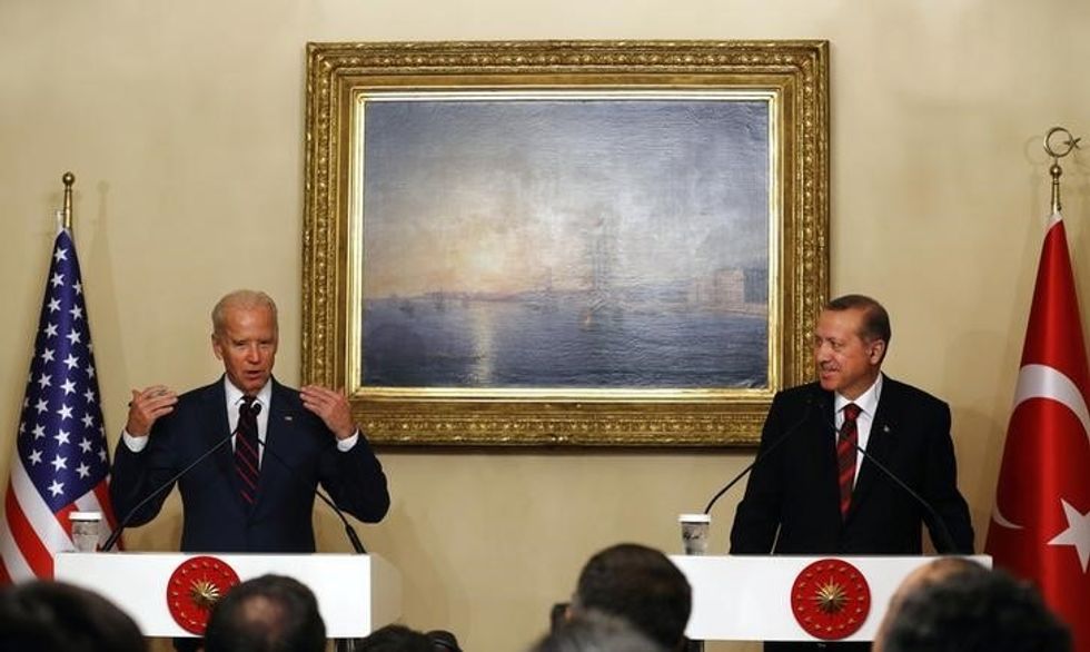 Vice President Biden, Turkey’s Erdogan Discuss Fight Against Islamic State