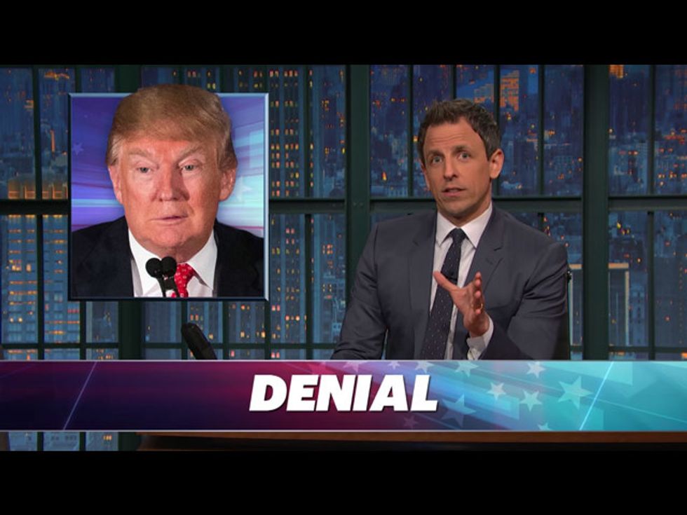 Late Night Roundup: Trump’s Stages Of Grief