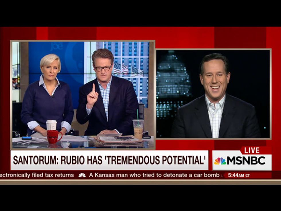 Endorse This: With Friends Like Santorum, Rubio Doesn’t Need Enemies