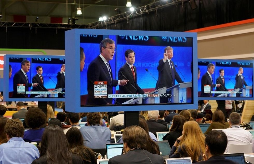 Rubio Falters In Presidential Debate, Offering Hope To Rivals