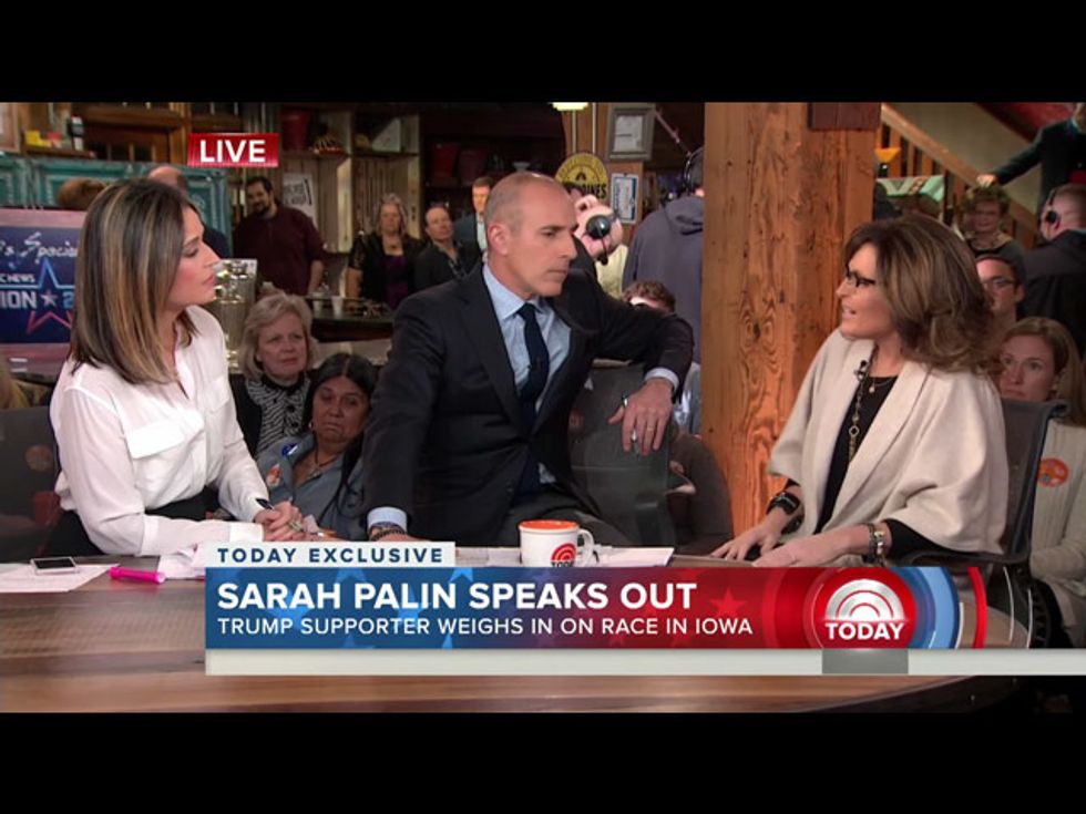 Endorse This: Sarah Palin Further Embarrasses Herself On Caucus Day