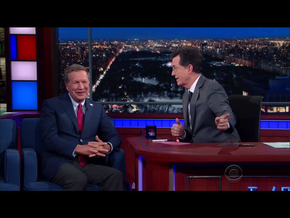 Late Night Roundup: Getting Positive — With John Kasich