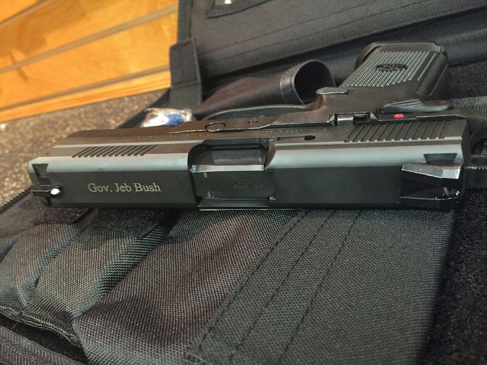 Jeb Bush Tweets Photo Of Handgun With His Name On It