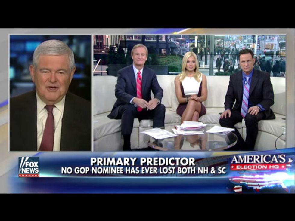 Newt Gingrich: Donald Trump Is “The Candidate That ‘Fox & Friends’ Invented”