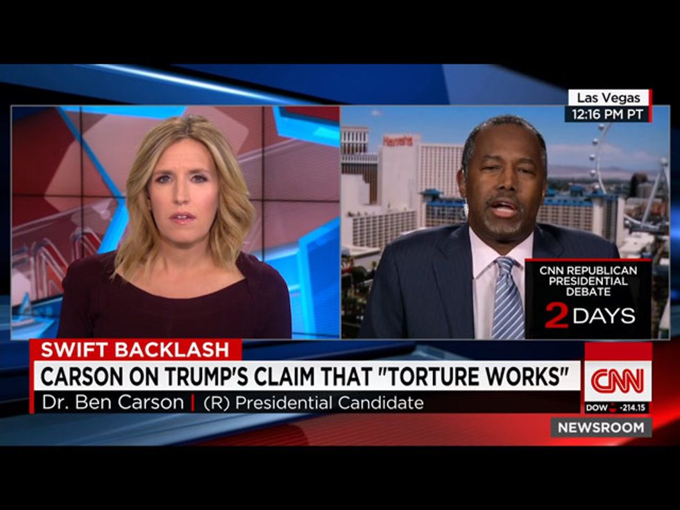 Ben Carson Calls For Using ‘Truth Serum’ To Interrogate Enemy Combatants