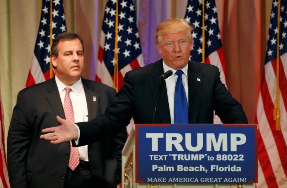 New Jersey Governor Christie Says He Urged Trump Not To Leave Republican Party