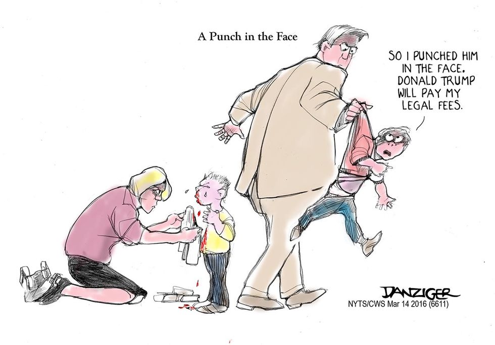 Cartoon: A Punch In The Face