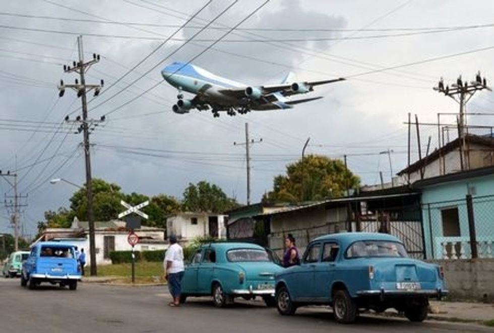 Obama Arrives In Havana For Historic Visit To Former Cold War Foe
