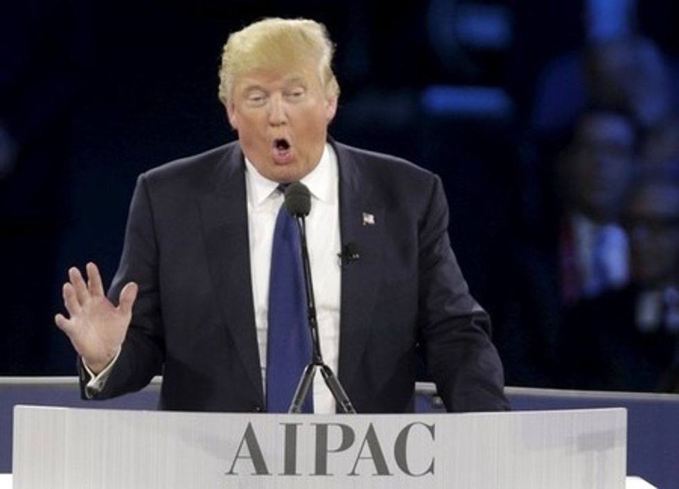 Donald Trump’s AIPAC Hypocrisy