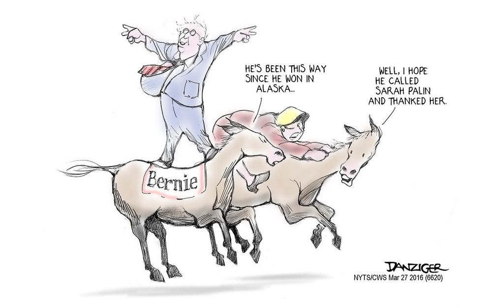 Cartoon: Horse Race