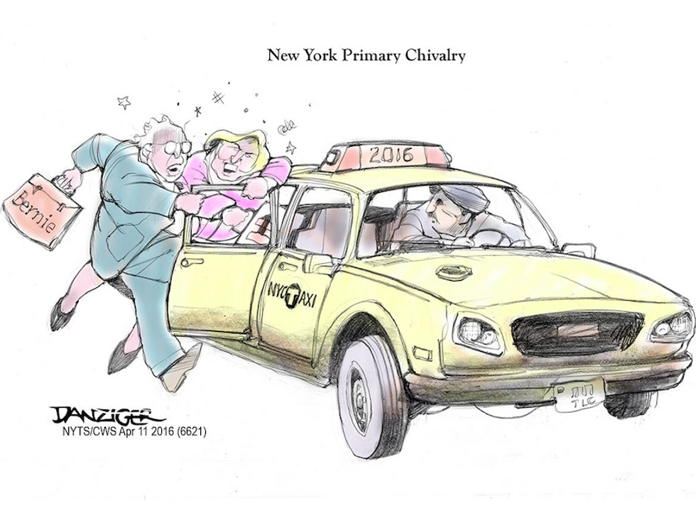 Cartoon: New York Primary Chivalry