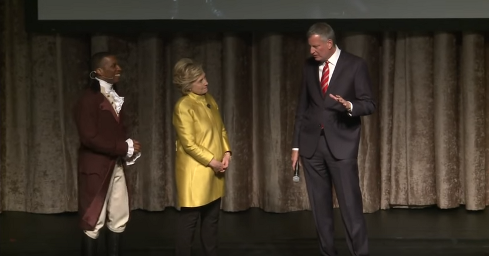 Hillary Clinton And Bill de Blasio’s Racial Joke Didn’t Go Over Well