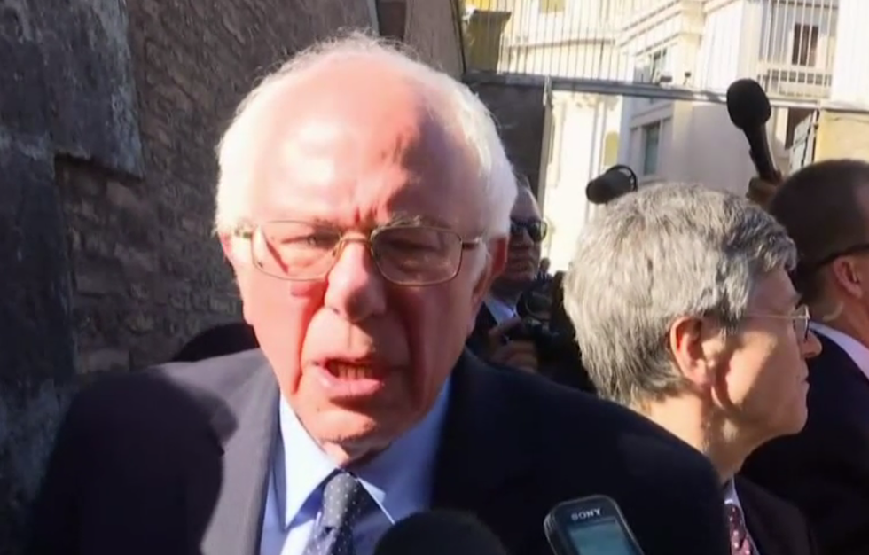 Bernie Sanders Calls For Global Social Justice At The Vatican