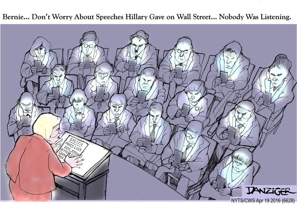 Cartoon: Hillary’s Speeches