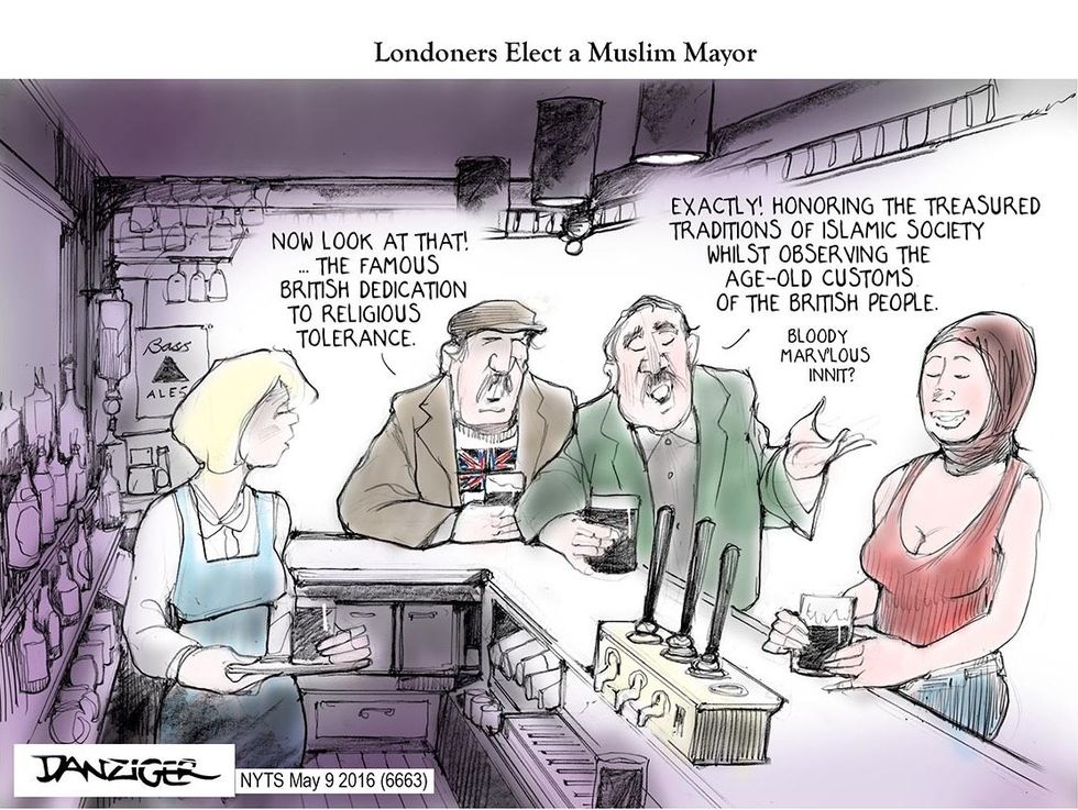 Cartoon: London Elects A Muslim Mayor
