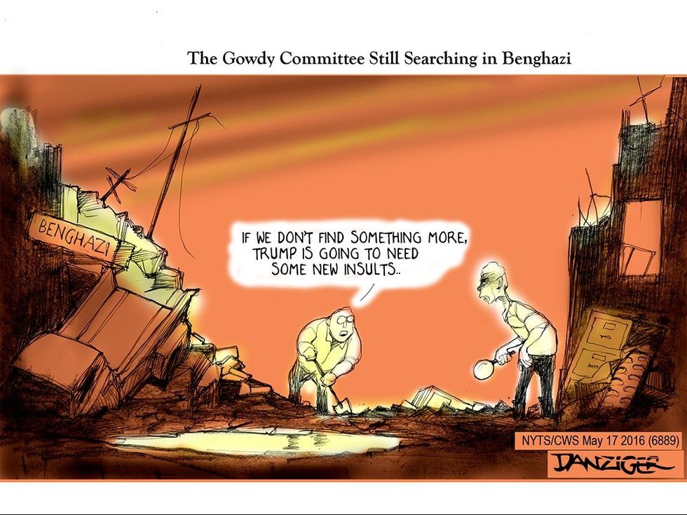 Cartoon: The Gowdy Committee Still Searching In Benghazi