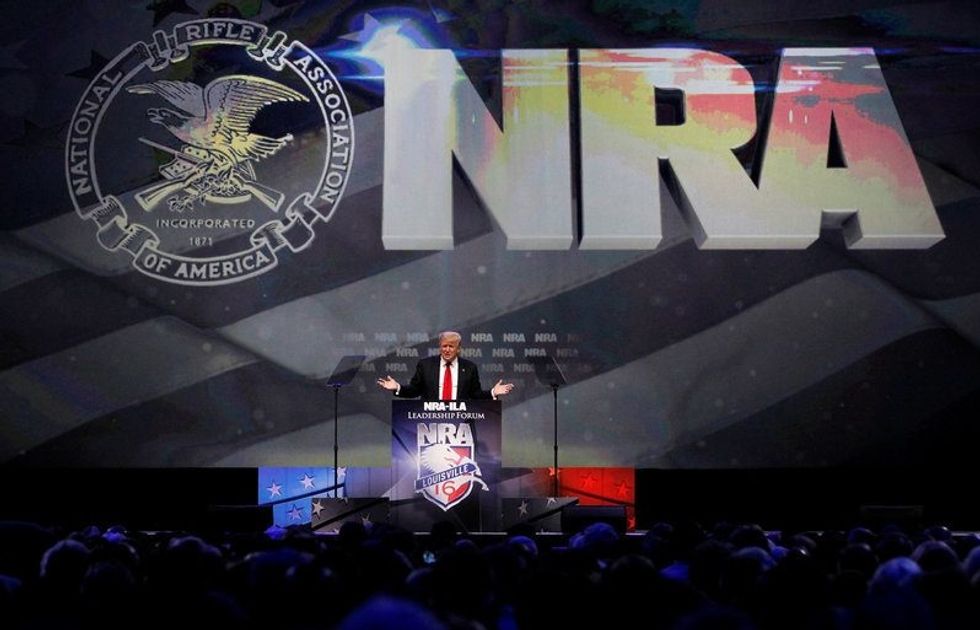 Trump Panders On Guns After NRA Endorsement