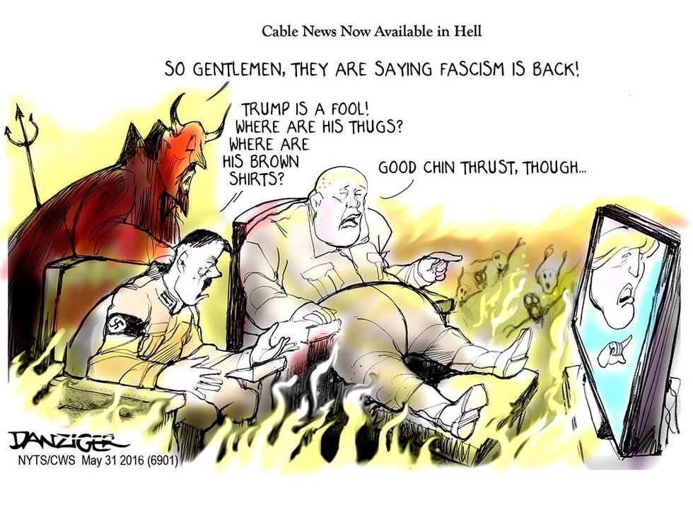 Cartoon: Cable News Now Available In Hell