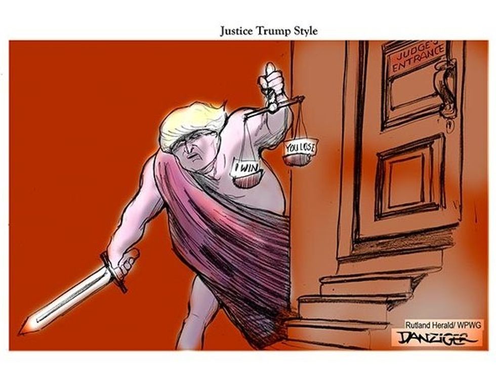 Cartoon: Justice Trump Style