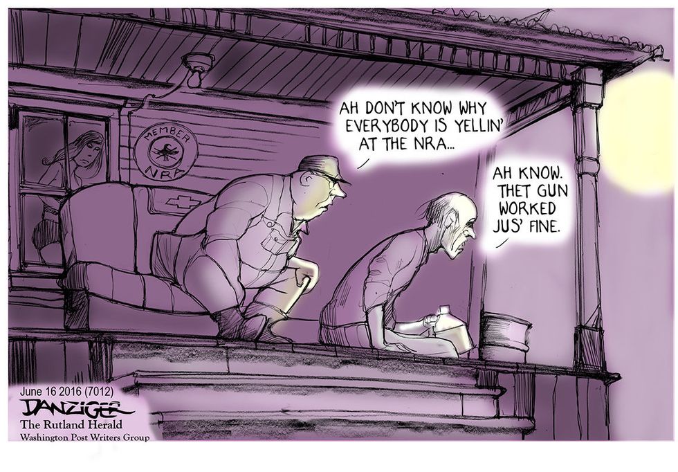 Cartoon: NRA Members