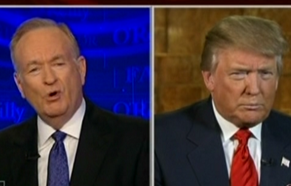 O’Reilly Is Now Challenging Hannity As Trump’s Biggest Fan At Fox News