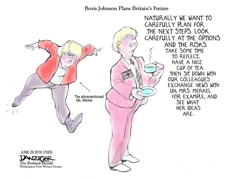 Cartoon: Boris Johnson Plans Britain’s Future