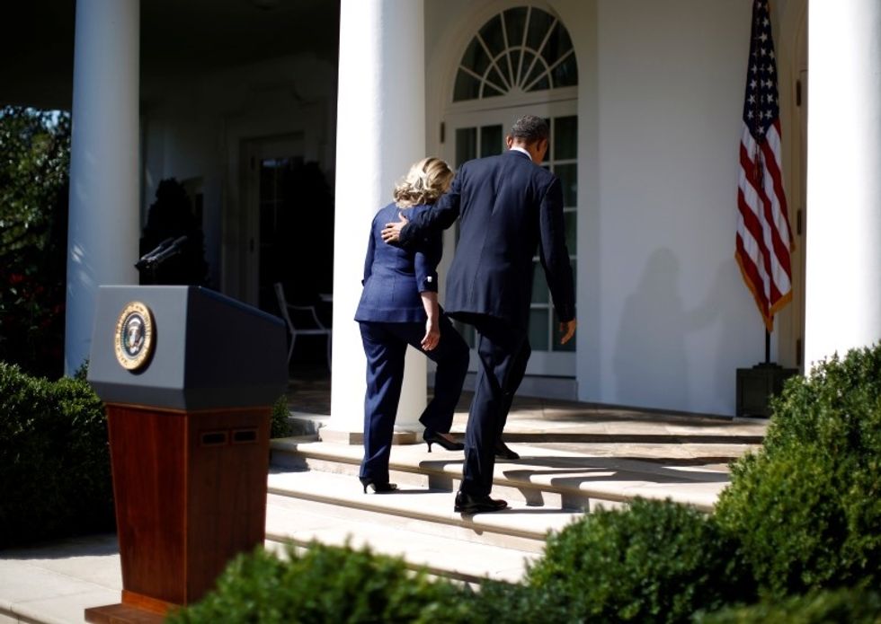 Coming Full Circle, Obama Hits The Campaign Trail For Clinton