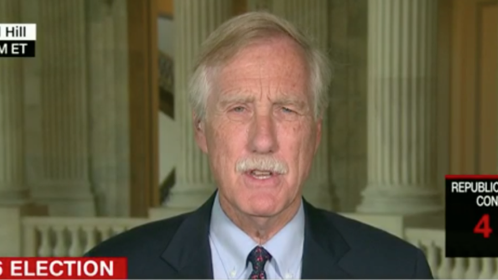 #EndorseThis: Angus King Endorses Clinton Due To Threat Of Trumpian Nuclear Catastrophe