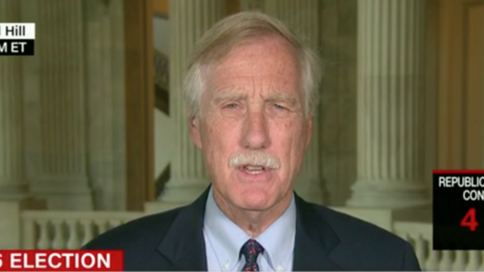 #EndorseThis: Angus King Endorses Clinton Due To Threat Of Trumpian Nuclear Catastrophe