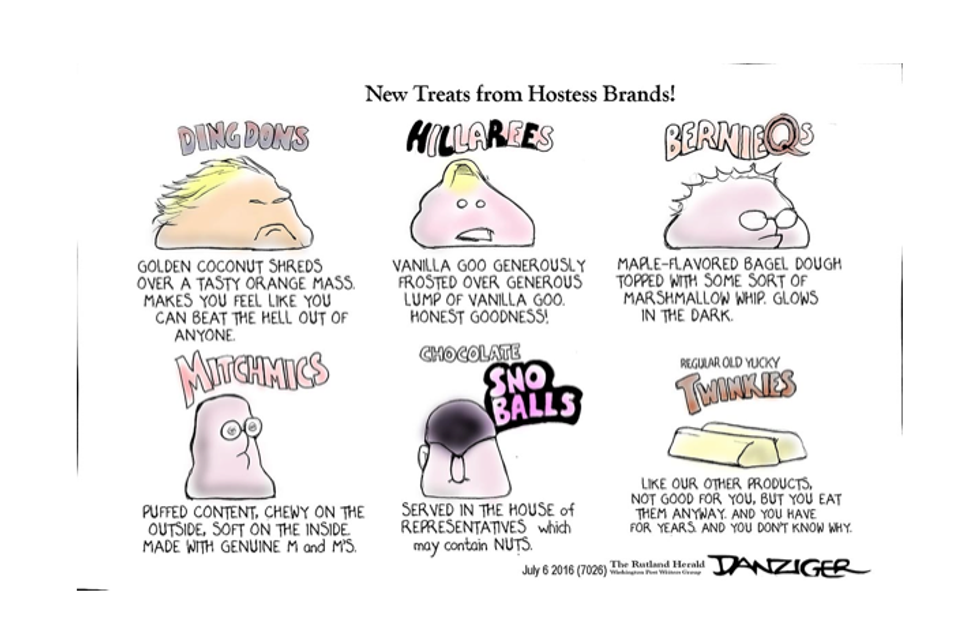 Cartoon: New Treats From Hostess Brands