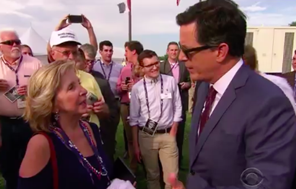 WATCH: Stephen Colbert Plays ‘Trump Or False’ With RNC Delegates