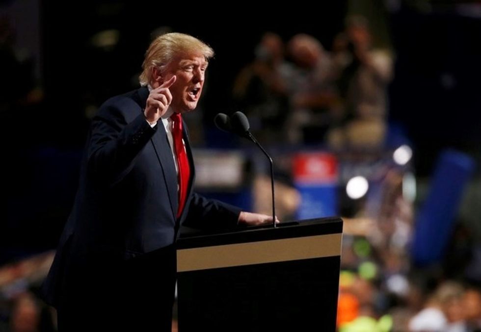 On RNC’s Final Night, Donald Trump Yells At America for More Than An Hour