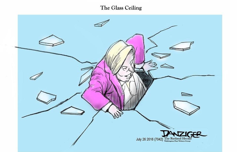 Cartoon: The Glass Ceiling