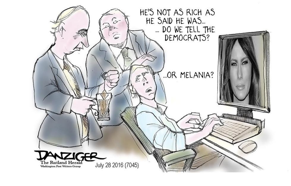 Cartoon: Russians Hack Into Trump’s Tax Returns