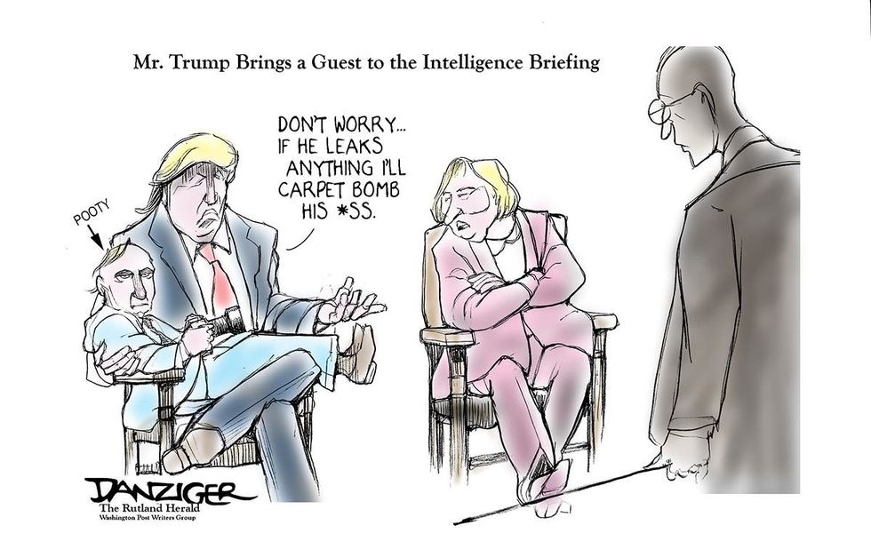 Cartoon: Trump’s Intelligence Briefing
