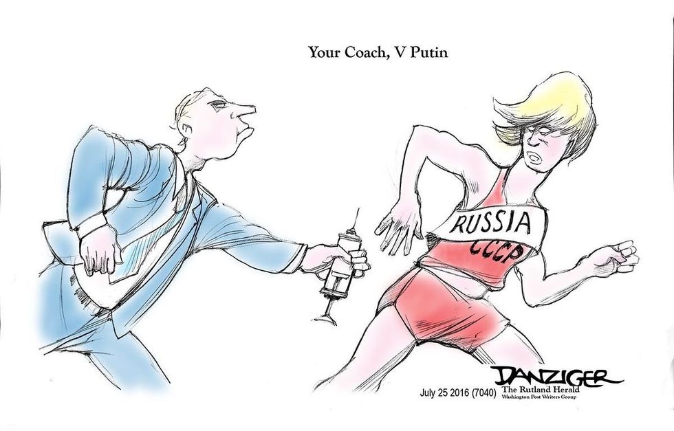 Cartoon: Your Coach, V Putin