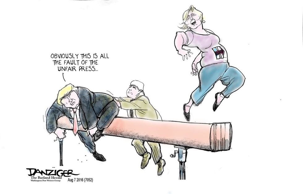 Cartoon: Balance Beam