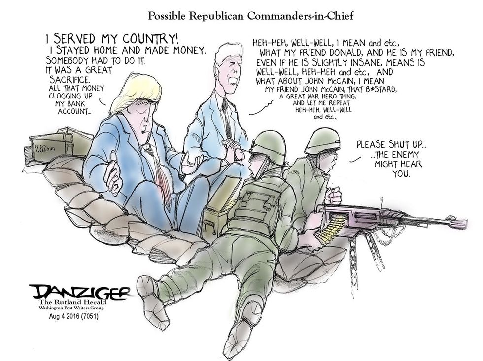 Cartoon: Possible Republican Commanders-in-Chief