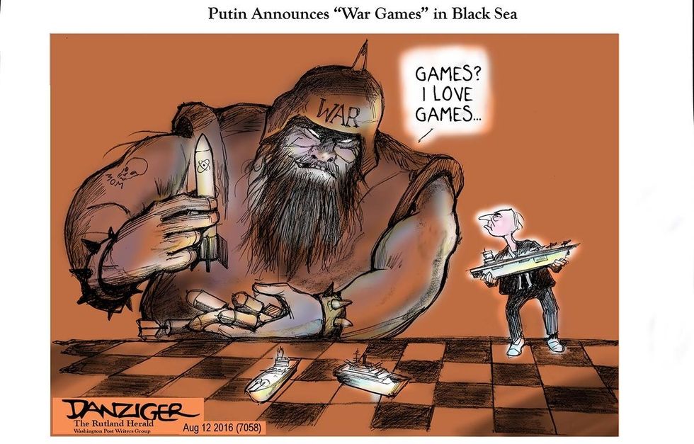 Cartoon: Putin Declares ‘War Games’