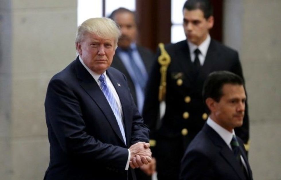 Trump Says He, Mexican Leader Discussed Border Wall But Not Who Pays