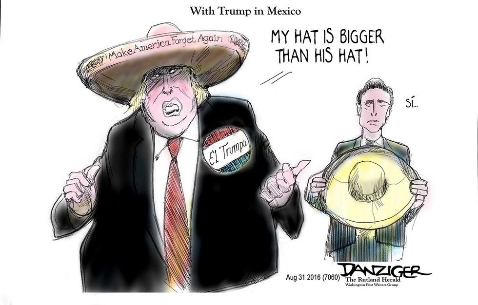 Cartoon: With Trump In Mexico