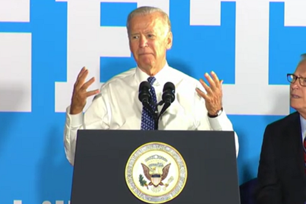 Biden: Trump’s Got A ‘Silver Spoon In His Mouth’… And His Own Foot