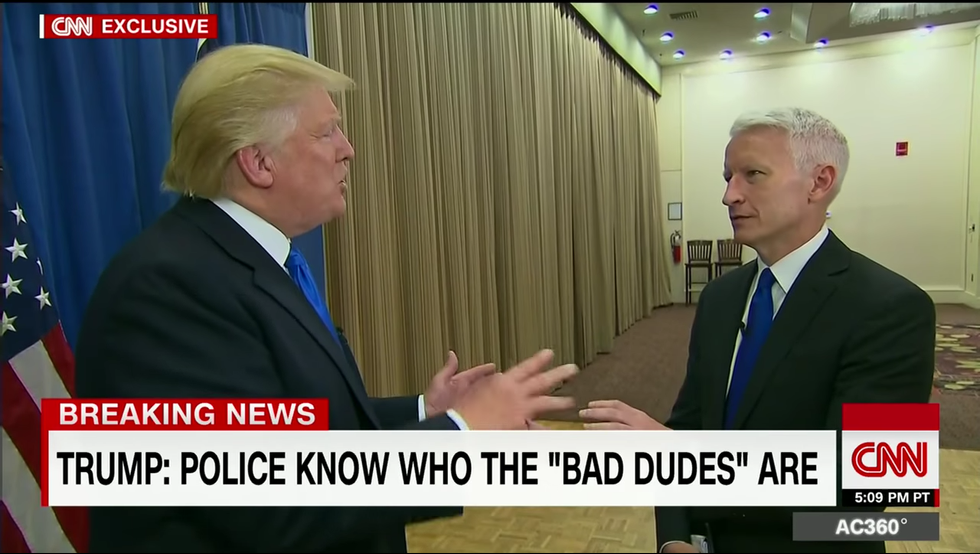 #EndorseThis: In Anderson Cooper Interview, Trump Improvises Immigration Stance