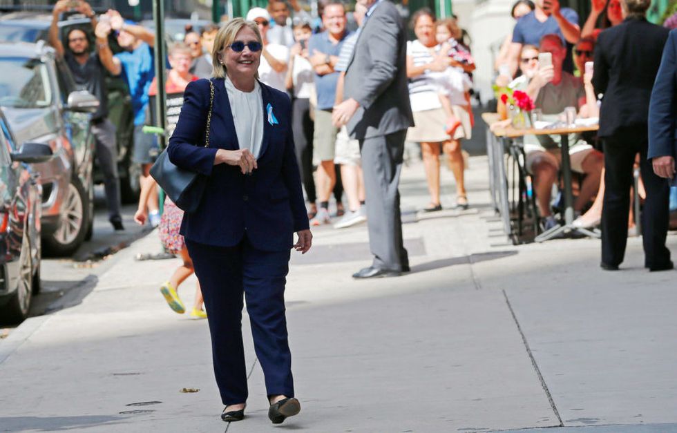 Suffering From Pneumonia, Clinton Falls Ill At 9/11 Memorial, Cancels California Trip