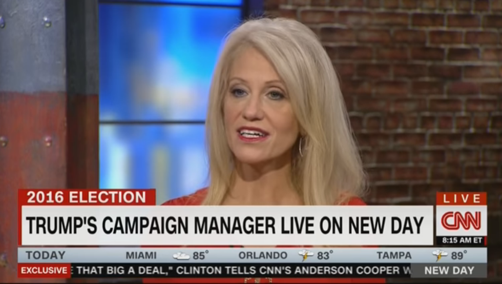 #EndorseThis: “Are You Calling Him A Liar?” Kellyanne Conway Defends Trump Against Questions About Taxes And Charity