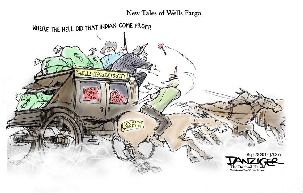 Cartoon: New Tales Of Wells Fargo