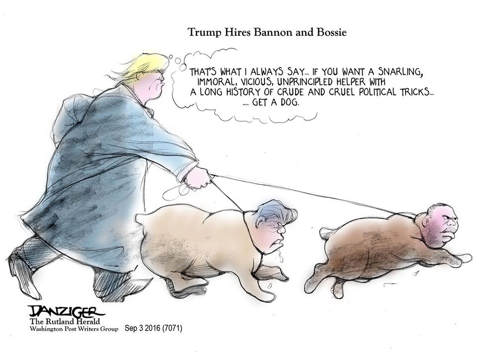 Cartoon: Trump’s Whistling Dogs