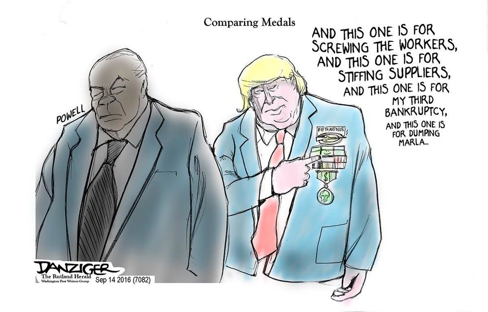 Cartoon: Comparing Medals - National Memo